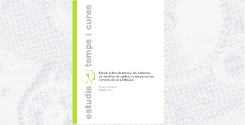 Estudi sobre els temps: els sistemes de recollida de dades, noves propostes i orientació de polítiques